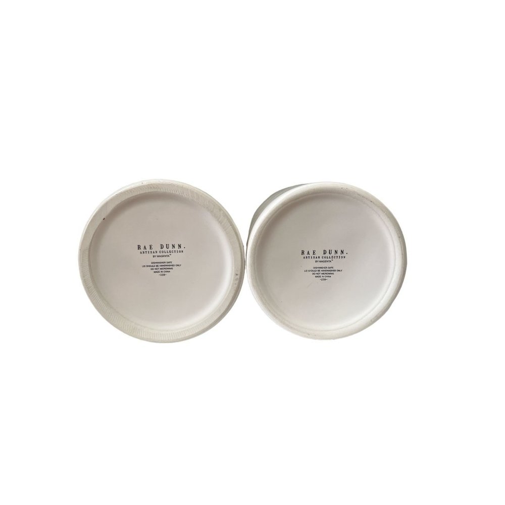 2017 Rae Dunn Artisan Collection Fat Jack Bewitching 2 pc Canister Set - Picture 9 of 14